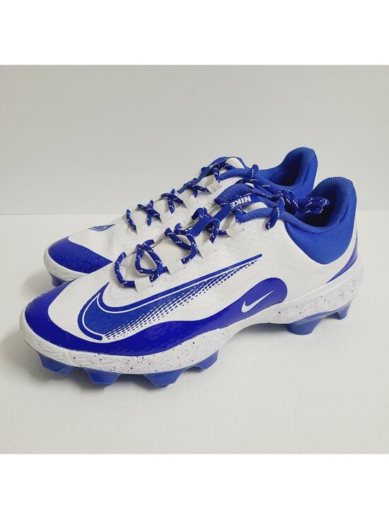 Nike Alpha Huarache Elite 4 Low MCS Baseball Cleats FD6255-106 Size 12 White #1